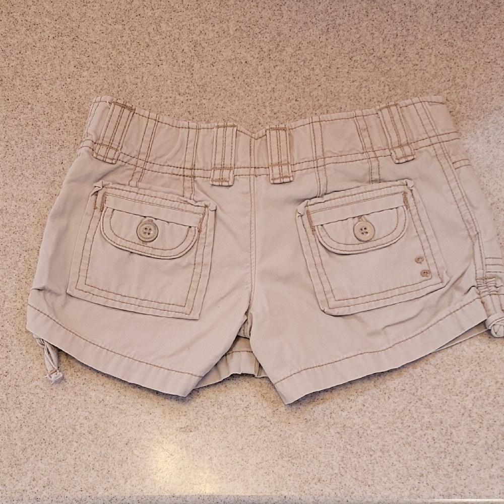 So Wear It Declare It Kids Beige Cargo Shorts Size 7 100% Cotton - Picture 8 of 9